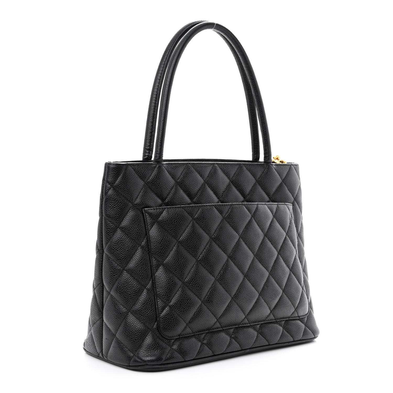 Chanel Caviar Quilted Medallion Tote Black 3 of 10