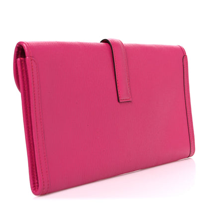 Hermes Chevre Mysore Jige Elan 29 Clutch Rose Shocking 3 of 7