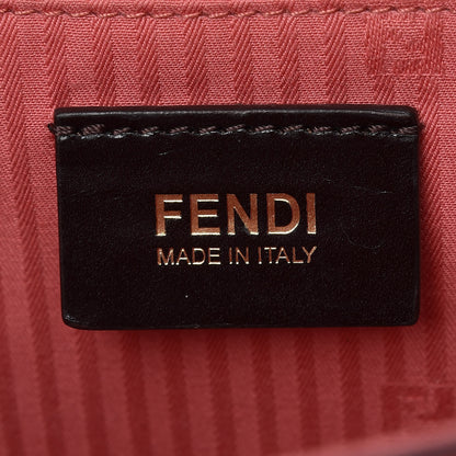 Fendi Vitello Elite Flamingo Demi Jour Shoulder Bag Rosa Exstasy 8 of 10