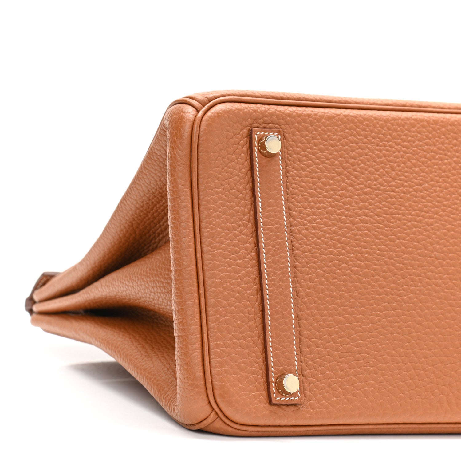 Hermes Taurillon Clemence Birkin 35 Gold 9 of 10