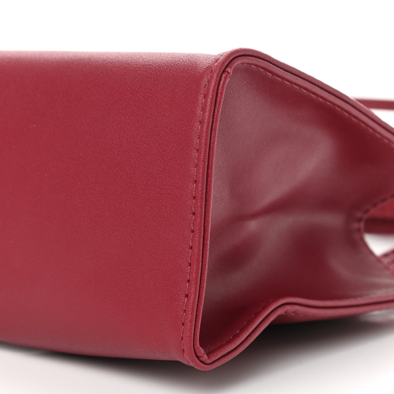 Telfar Vegan Leather Small Shopping Bag Oxblood 10 of 10