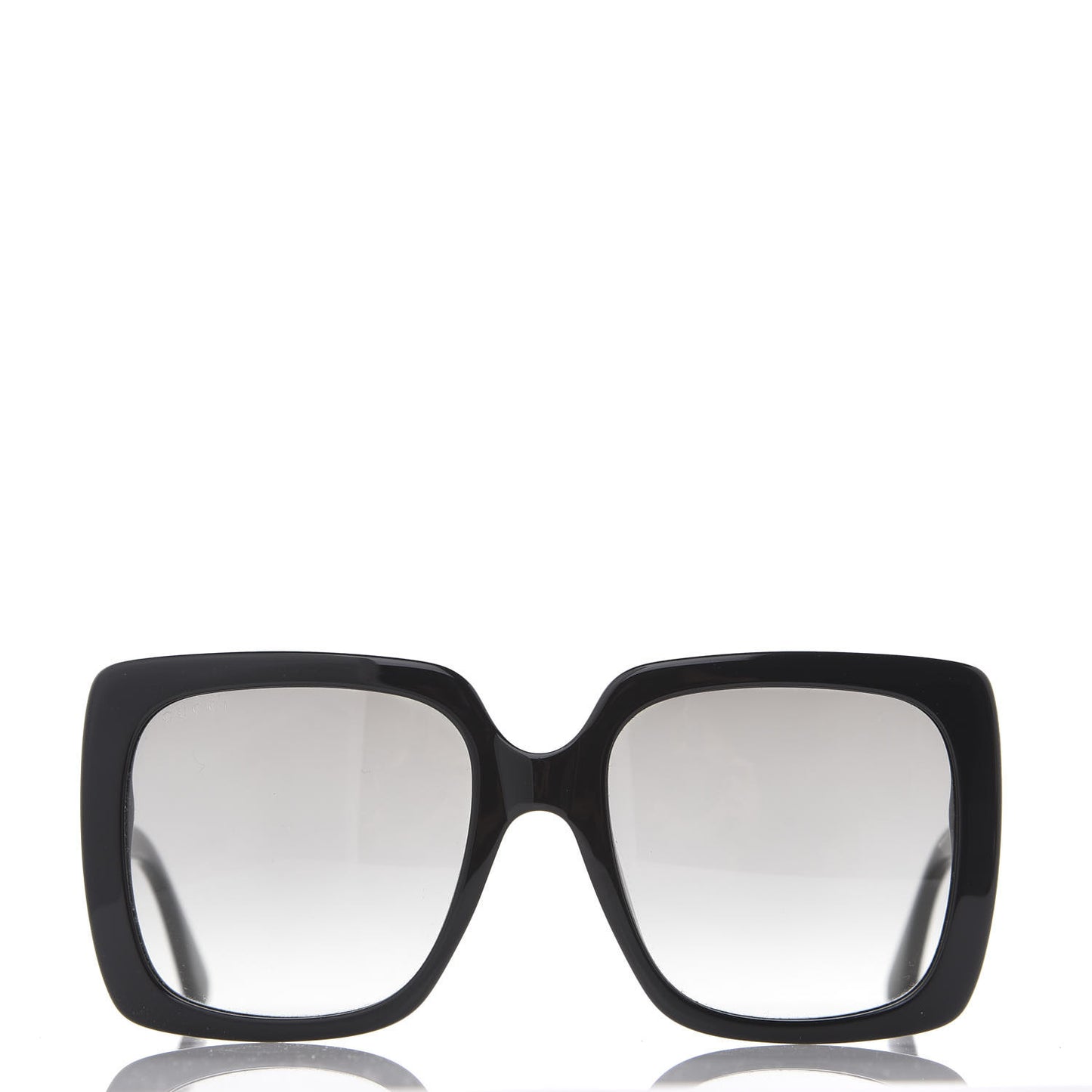 Crystal Square Frame GG Sunglasses GG0418S Black