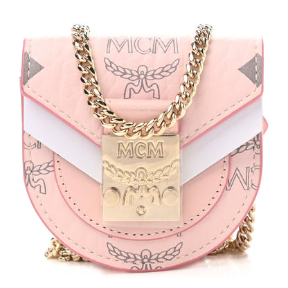 MCM Visetos X-Mini Tracy Bracelet Bag Powder Pink 1 of 9