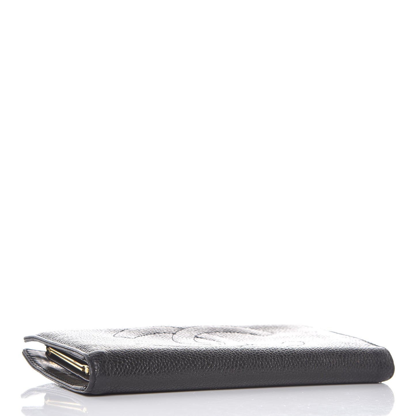Caviar Timeless CC French Wallet Black