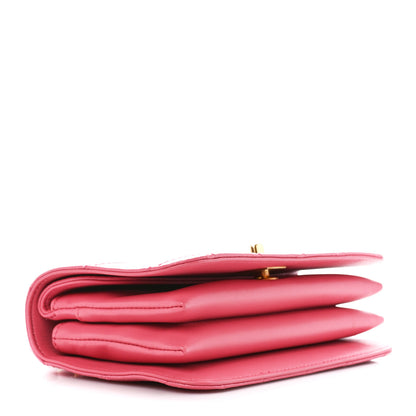 Chanel Caviar Quilted Mini Top Handle Flap Pink 4 of 12