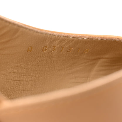 Chanel Lambskin Grosgrain Cap Toe CC Slingback Pumps 39 Beige Black 7 of 12