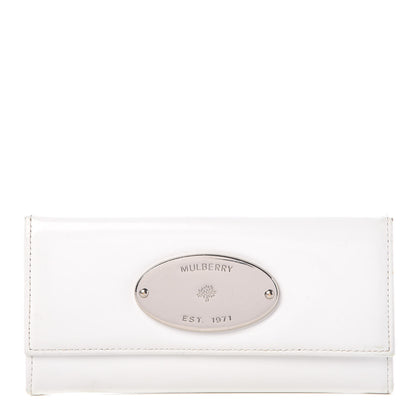 Mulberry Patent Continental Wallet White 1 of 11