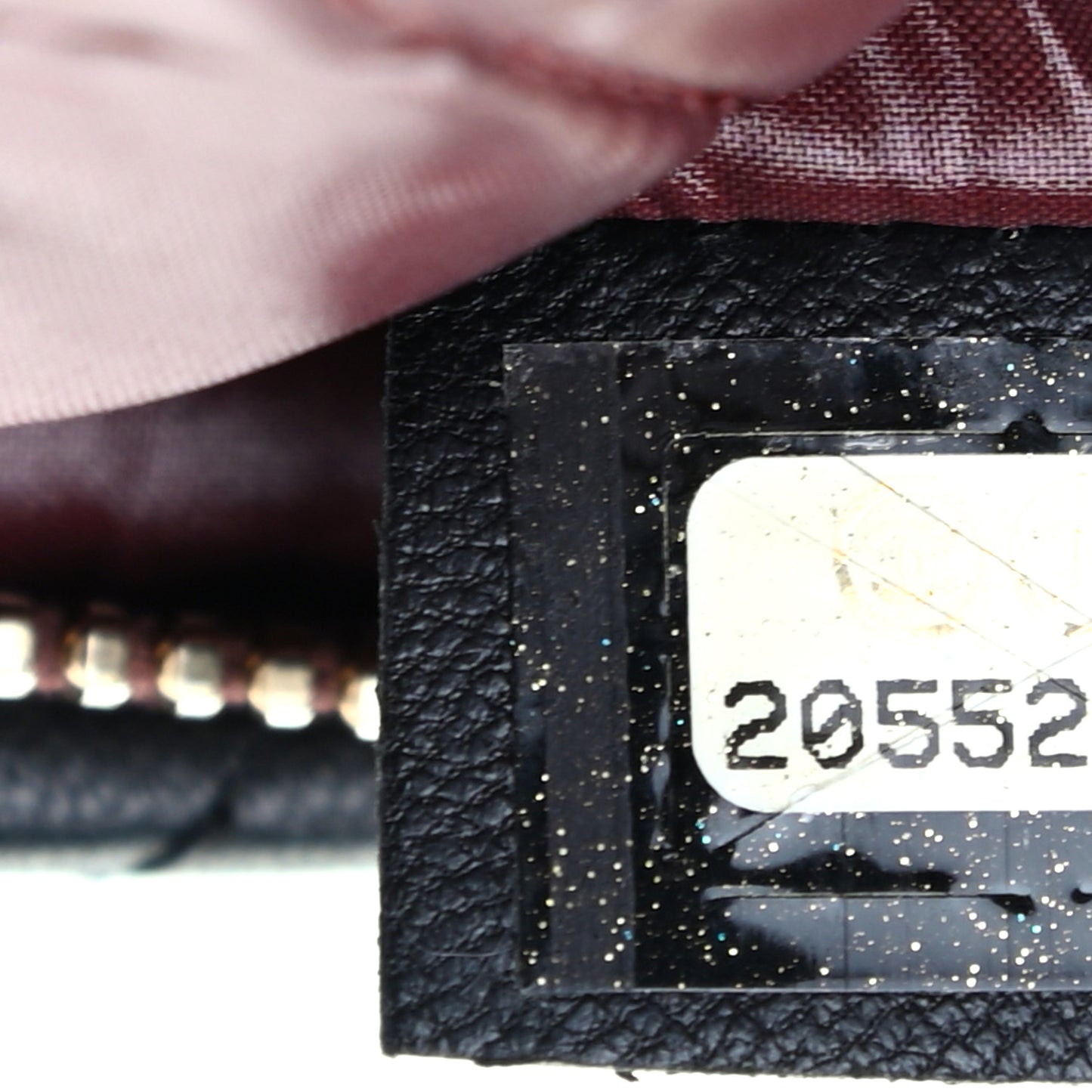 Lambskin Quilted CC Beauty Clutch Black