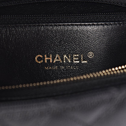 Chanel Caviar Lizard Quilted Small Coco Handle Flap Black 7 of 11