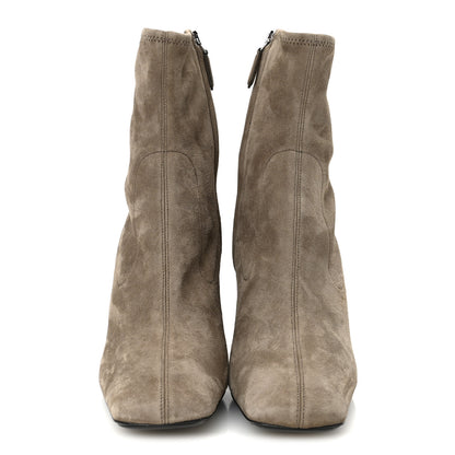 Prada Camoscio Stretch Boots 38.5 Pietra 3 of 9