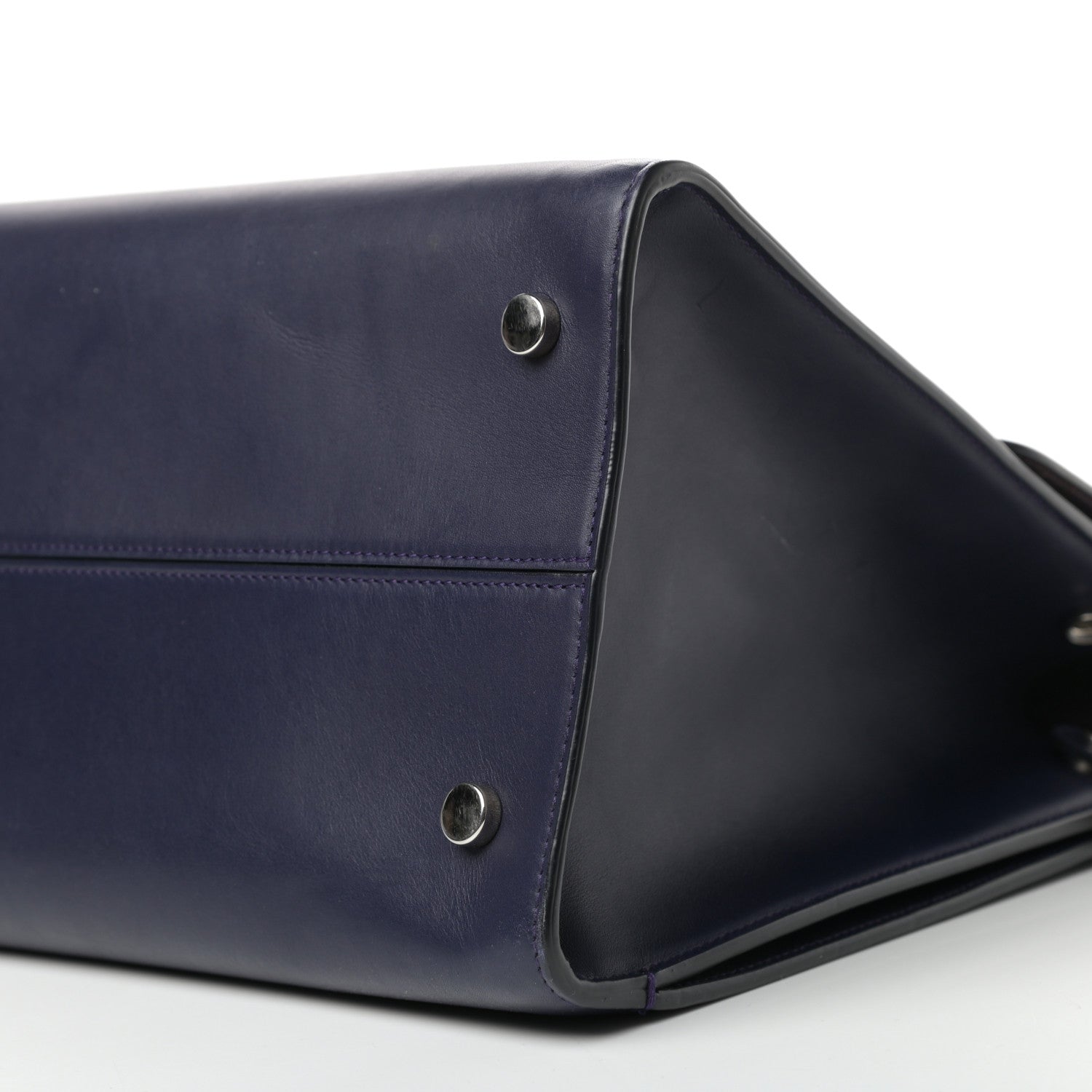 Christian Dior Calfskin Large Diorever Flap Navy 9 of 10