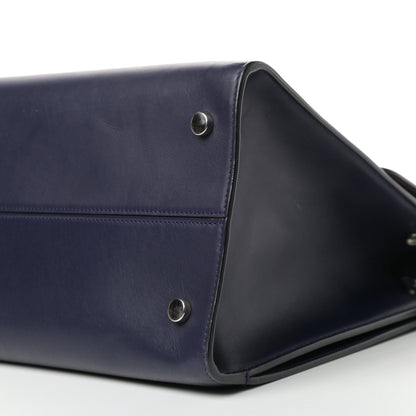 Christian Dior Calfskin Large Diorever Flap Navy 9 of 10