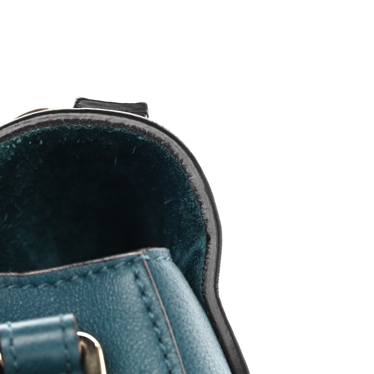 Chloe Calfskin Small Faye Day Shoulder Bag Blue 14 of 14