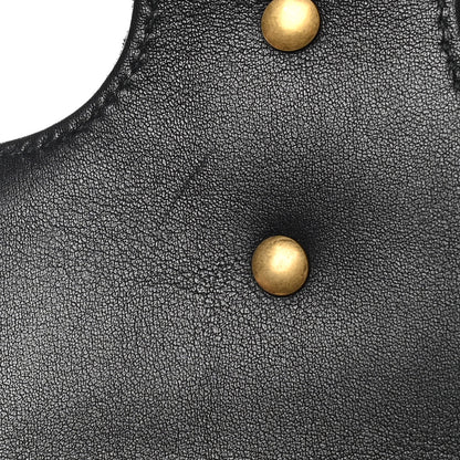 Gucci Velvet Matelasse Mini GG Marmont Shoulder Bag Black 13 of 14