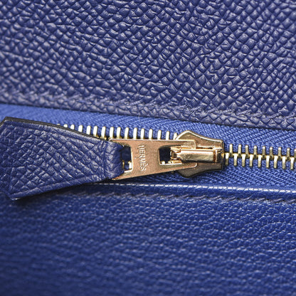 Hermes Epsom Kelly Sellier 25 Bleu Saphir 25 of 38