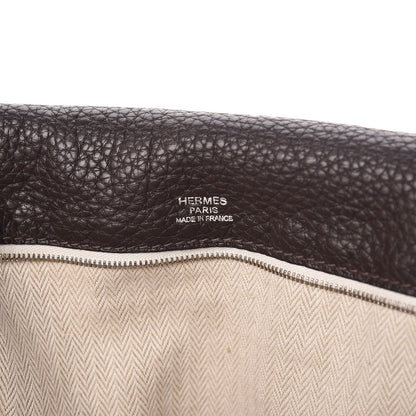 Hermes Taurillon Clemence Alfred 35 Chocolate 8 of 9