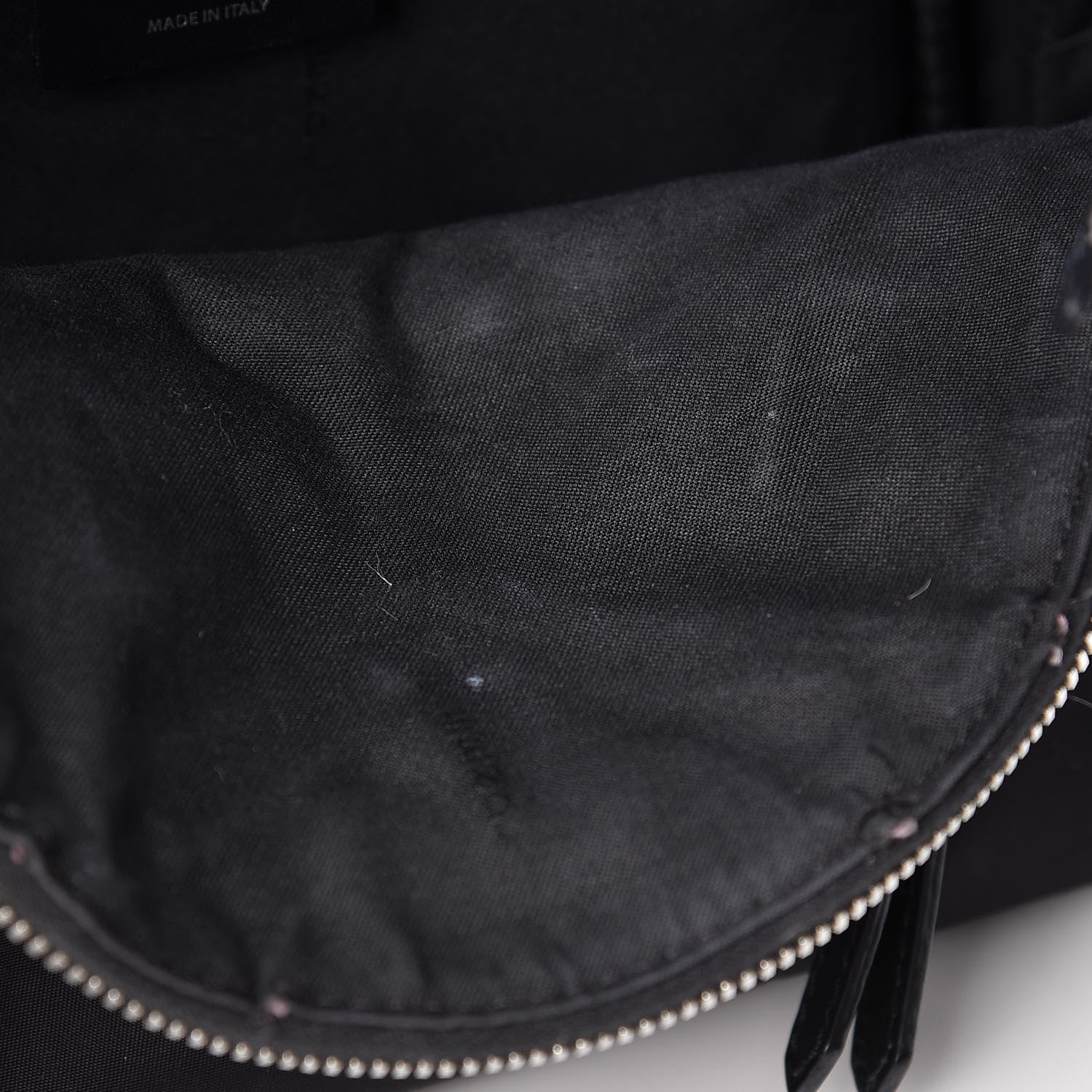 Fendi Nylon Vitello Fox Goat Fur Monster Eyes Mini Backpack Black Multicolor Sky 9 of 17