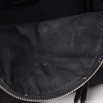 Fendi Nylon Vitello Fox Goat Fur Monster Eyes Mini Backpack Black Multicolor Sky 9 of 17