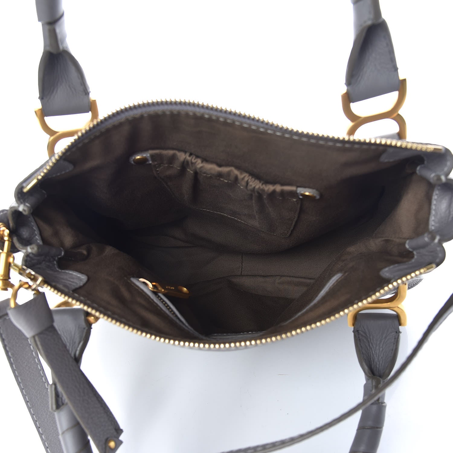 Chloe Calfskin Medium Marcie Satchel Cashmere Grey 7 of 9