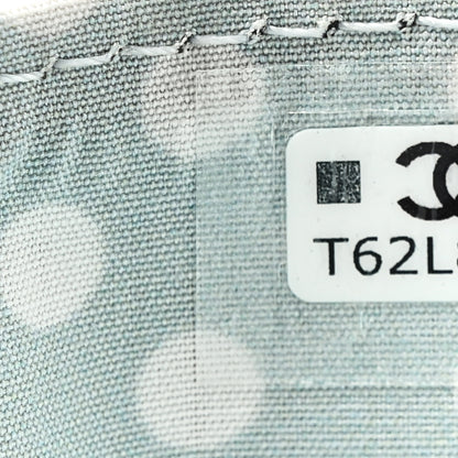 Chanel Lambskin Pearl Quilted Card Holder Light Blue 8 of 8
