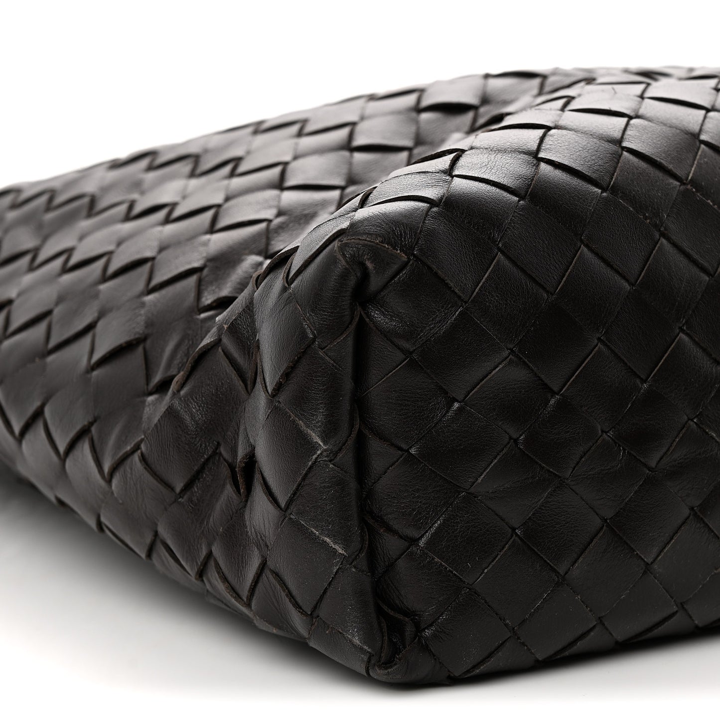 Calfskin Intrecciato Zipped North South Tote Fondant