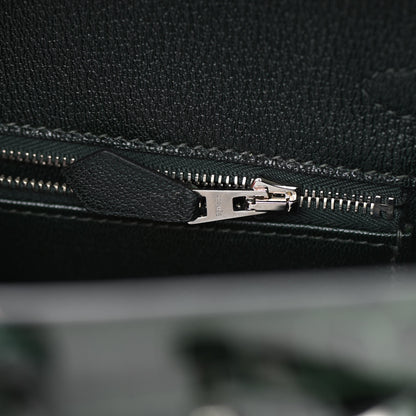Hermes Shiny Niloticus Crocodile Birkin 25 Vert Fonce 20 of 32