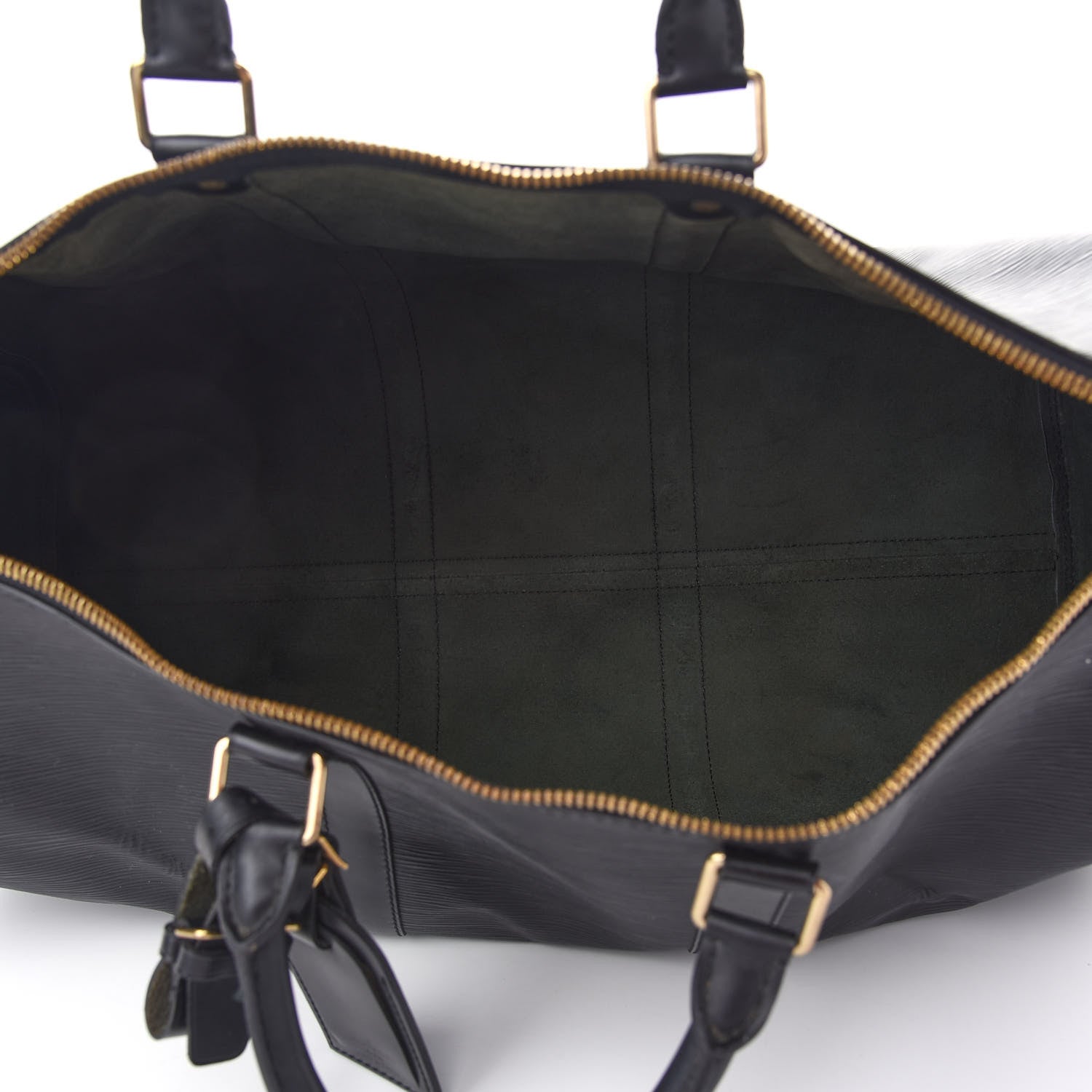 Louis Vuitton Epi Keepall 50 Black 4 of 12