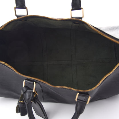 Louis Vuitton Epi Keepall 50 Black 4 of 12