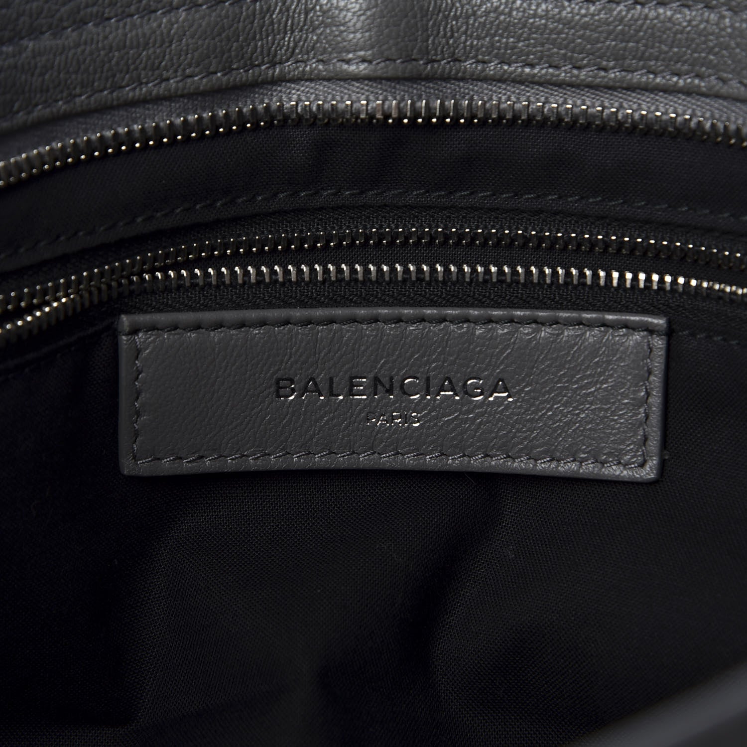Balenciaga Chevre Silver Metallic Edge Hardware City Gris Acier 7 of 9