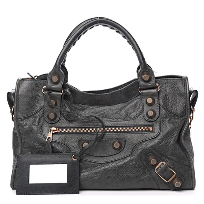 Balenciaga Agneau Giant 21 Rose Gold Hardware City Anthracite 1 of 13