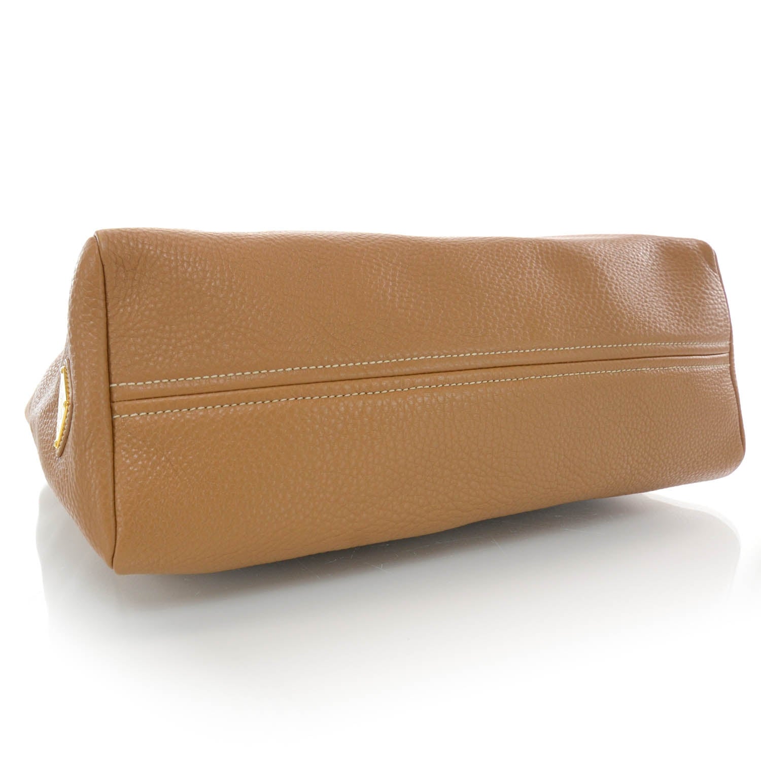 Prada Vitello Daino Large Tote Caramel 4 of 8