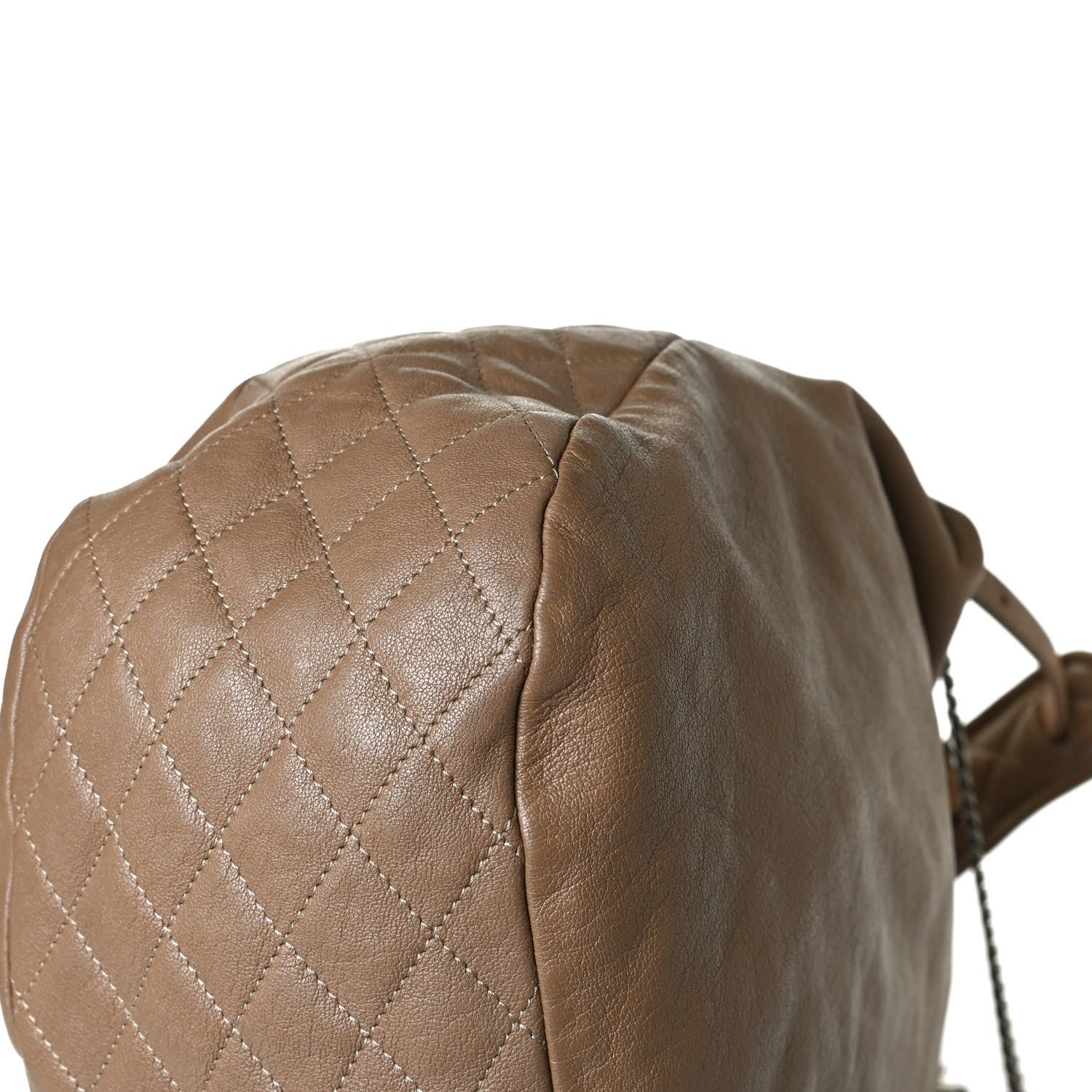 Jimmy Choo Lambskin Biker Hobo Beige 16 of 24