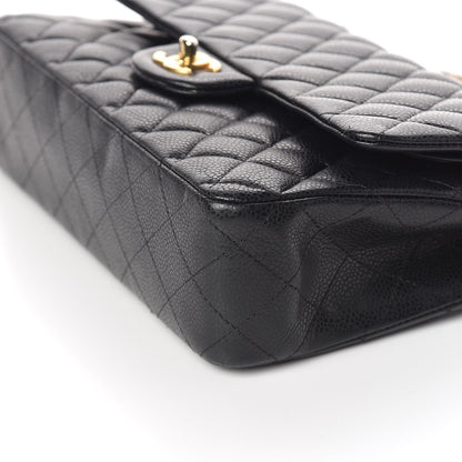 Chanel Caviar Quilted Medium Double Flap Black 6 of 10