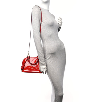 Louis Vuitton Vernis Alma BB Cherry 2 of 11