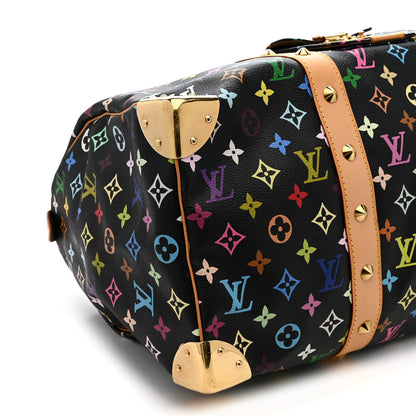 Louis Vuitton Monogram Multicolor Keepall 45 Black 8 of 11