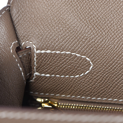 Hermes Epsom Kelly Sellier 32 Etoupe 13 of 37