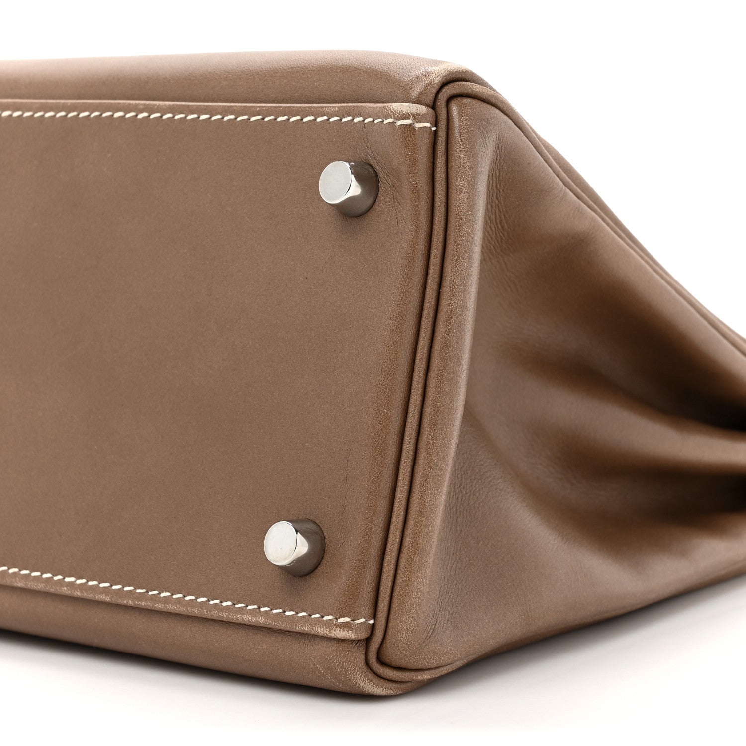 Hermes Tadelakt Kelly Retourne 32 Etoupe 9 of 20
