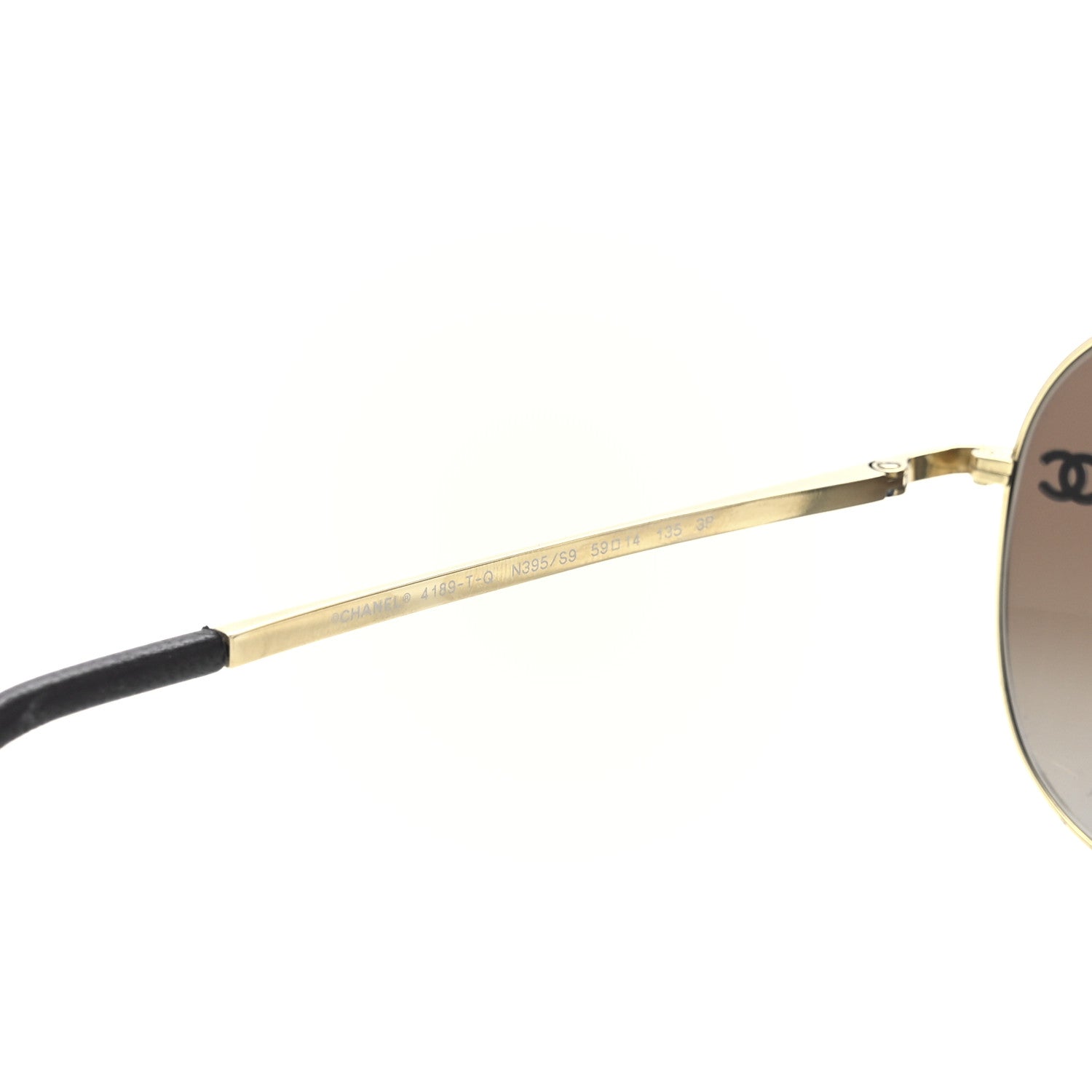 Chanel CC Aviator Sunglasses 4189-T-Q Brown 5 of 8
