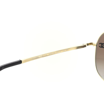 Chanel CC Aviator Sunglasses 4189-T-Q Brown 5 of 8