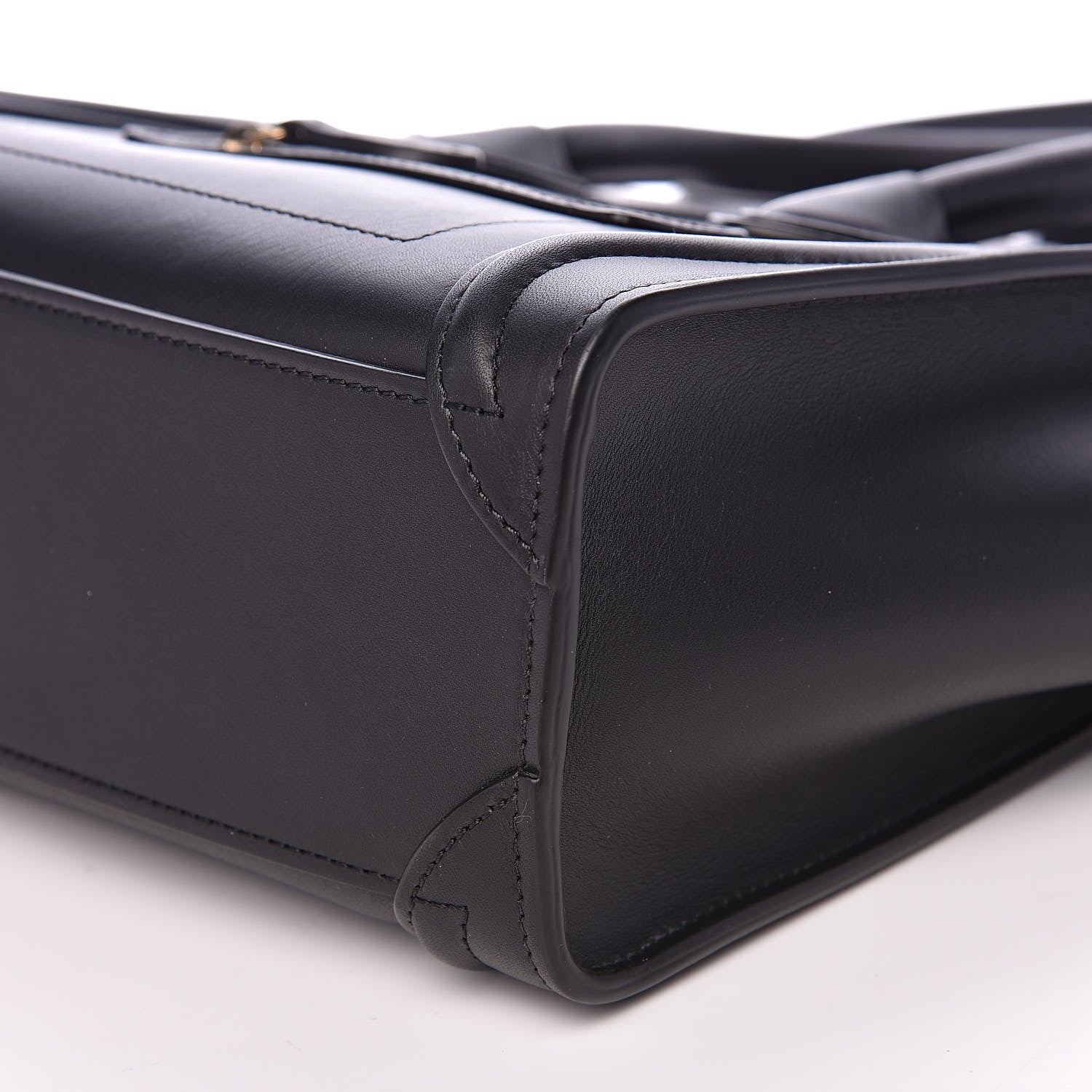 Celine Smooth Calfskin Nano Luggage Black 10 of 11