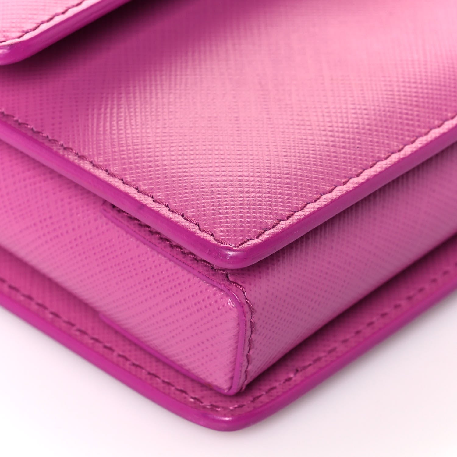 Salvatore Ferragamo Printed Calfskin Ginny Shoulder Bag Fuchsia 5 of 13