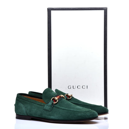 Gucci Suede Web Mens Horsebit Loafers 7 Relish 9 of 9