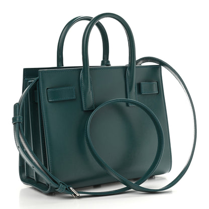 Saint Laurent Calfskin Nano Sac De Jour Sea Turquoise 2 of 9