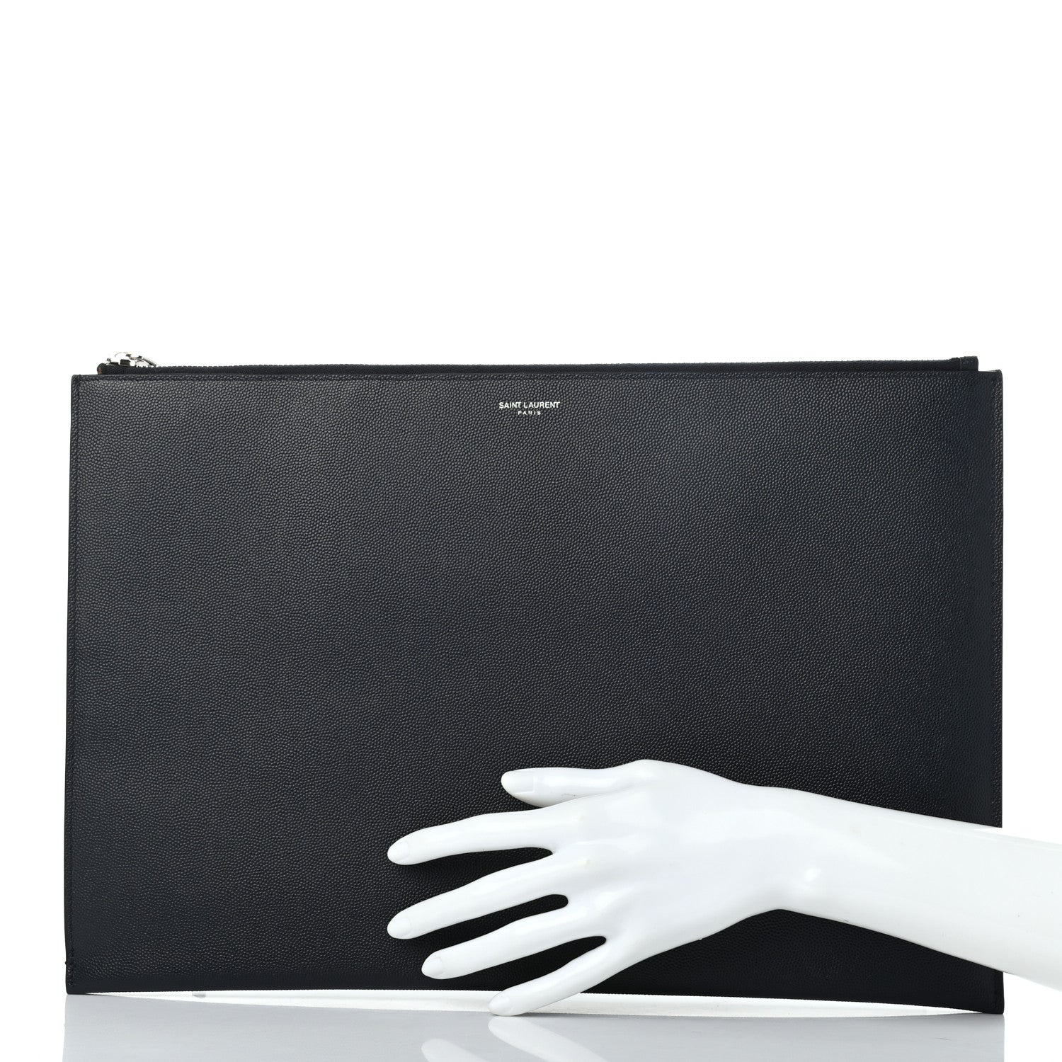 Saint Laurent Grain De Poudre Document Holder Black 2 of 8