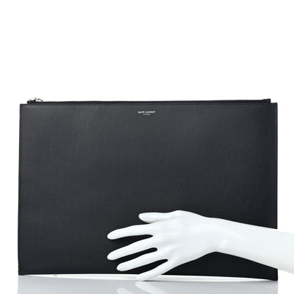 Saint Laurent Grain De Poudre Document Holder Black 2 of 8