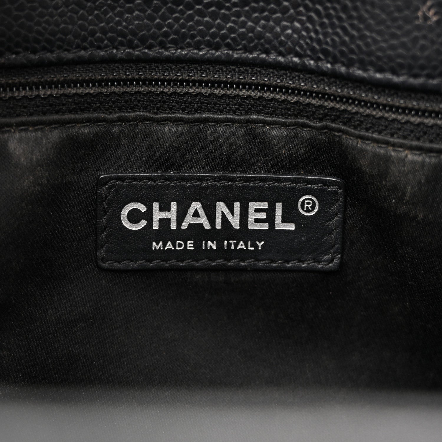 Chanel Caviar Quilted Grand Shopping Tote GST Black 7 of 15