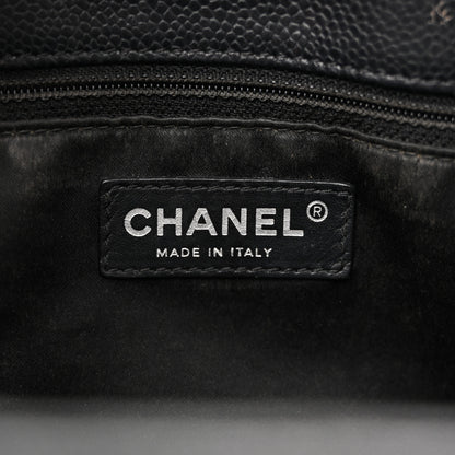 Chanel Caviar Quilted Grand Shopping Tote GST Black 7 of 15