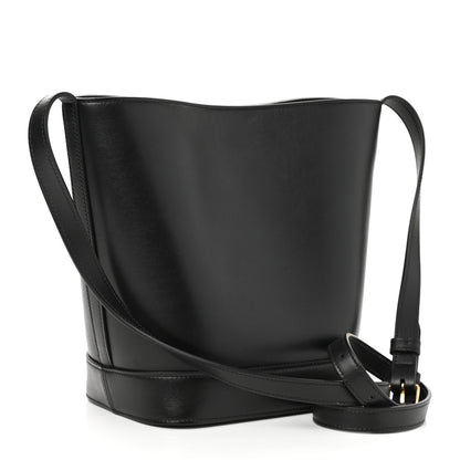 Celine Smooth Calfskin Triomphe Small Bucket Bag Black 4 of 10