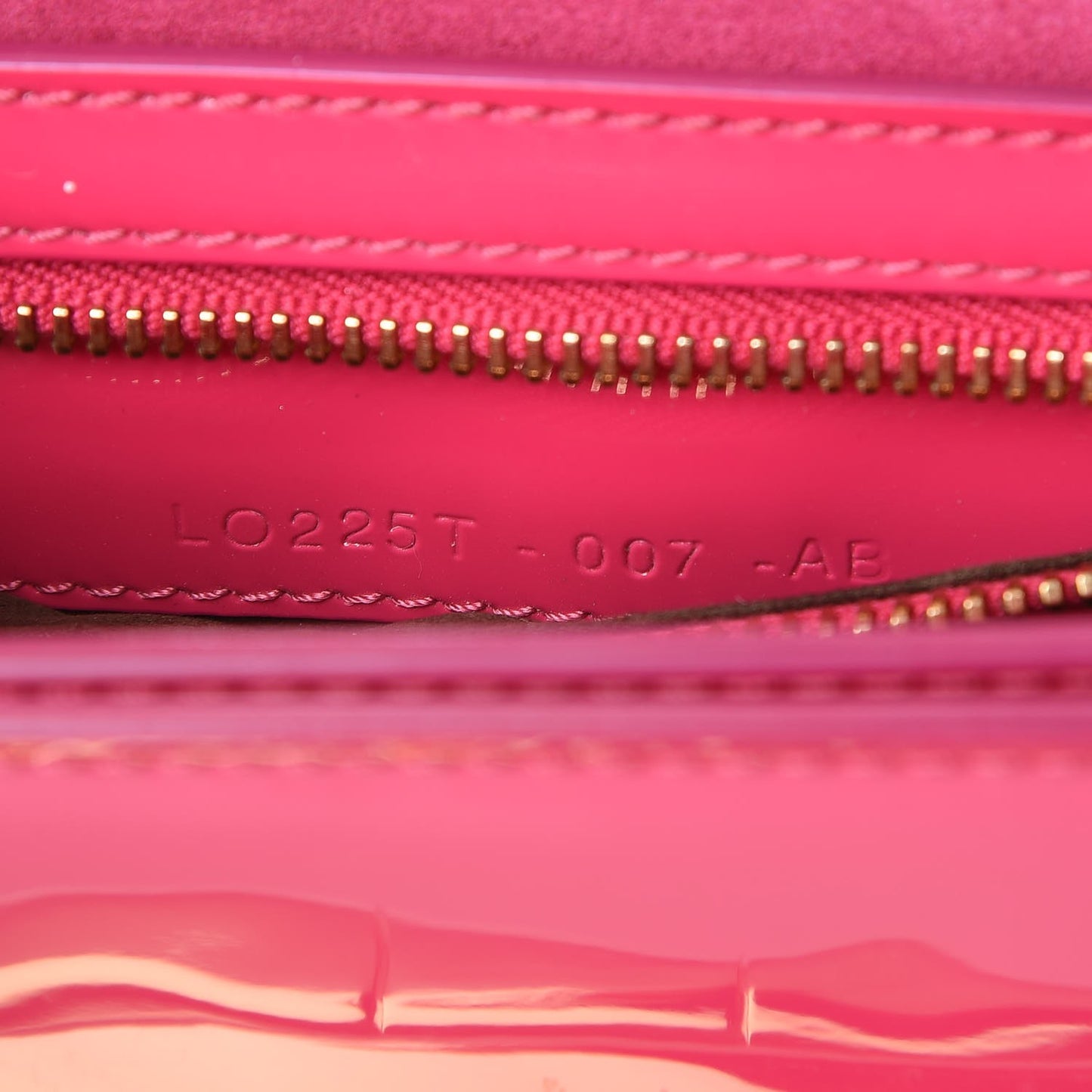 Patent Calfskin Natalia Medium Bag Hot Pink