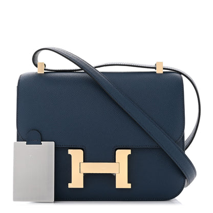 Hermes Epsom Constance 1-24 Bleu de Prusse 1 of 12